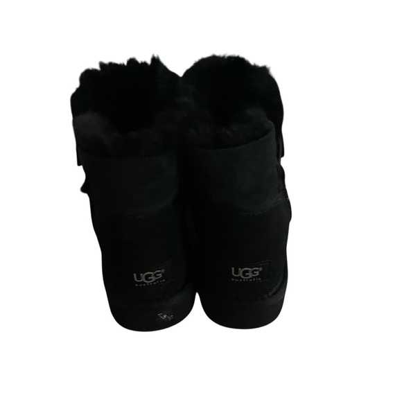 NWT UGG Bailey Button II Black Winter Boots with Plush Lining Women 10 - Picture 7 of 10